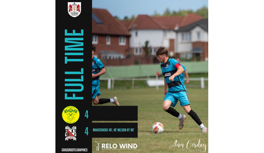 Jesse scores two late goals to earn a point