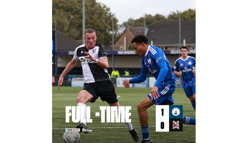 Quakers beaten by first half goal at Buxton