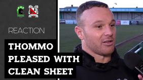 Video: Thommo Pleased With Clean Sheet
