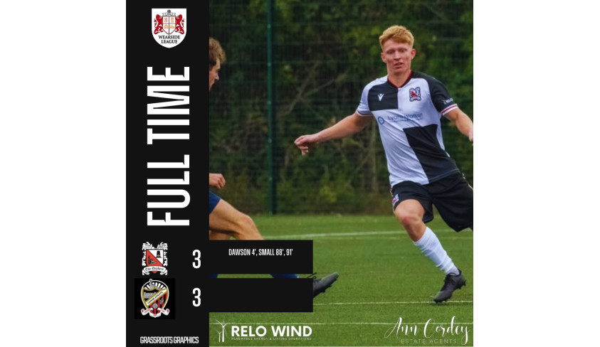 Under 23s held to last gasp draw