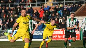 Action from the Blyth game