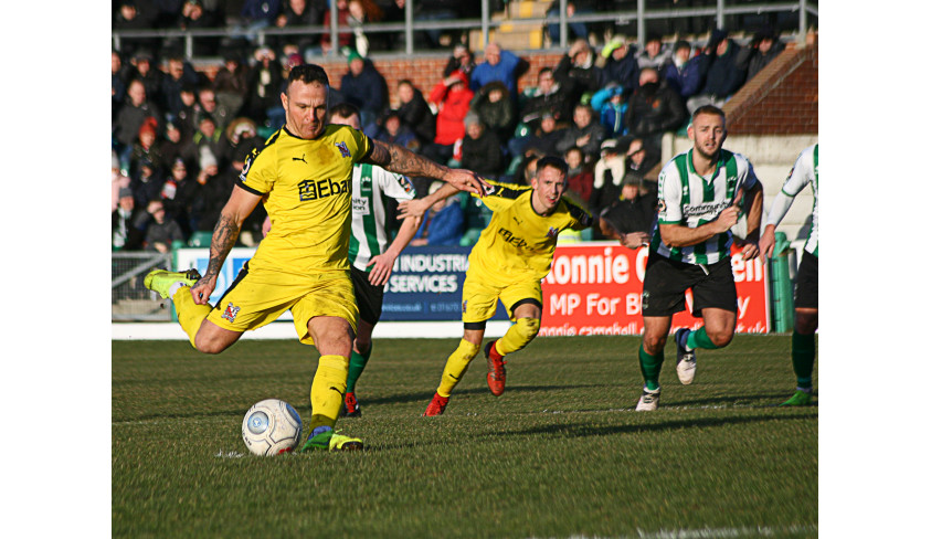 Action from the Blyth game