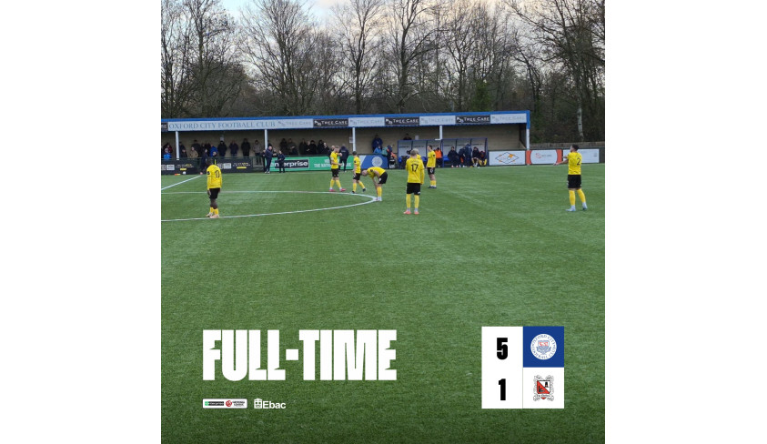 Quakers six match unbeaten run comes to an end at Oxford