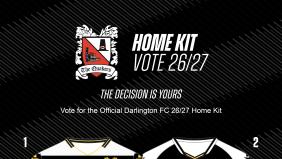 Vote for the Darlington FC home shirt for the 2026/27 season!