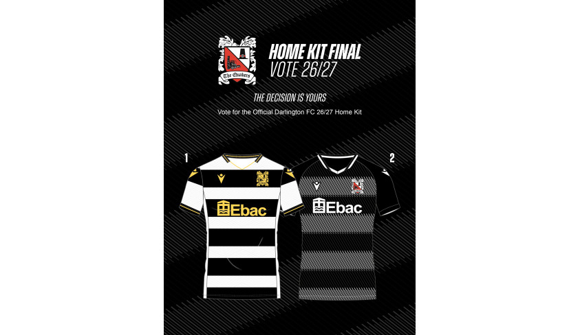 Home Kit 2026-27 vote — the final