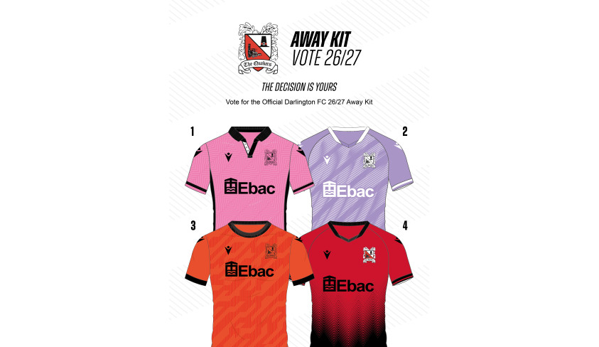 Vote for next season's away shirt!