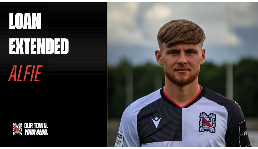 Alfie's loan at Shildon extended to end of January