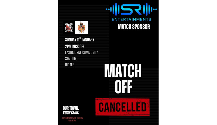Today's Women's match postponed