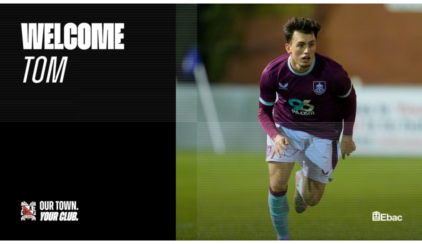 Quakers sign winger Tom Tweedy from Burnley