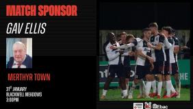 Thanks to our match sponsor: Gavin Ellis