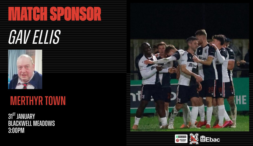 Thanks to our match sponsor: Gavin Ellis