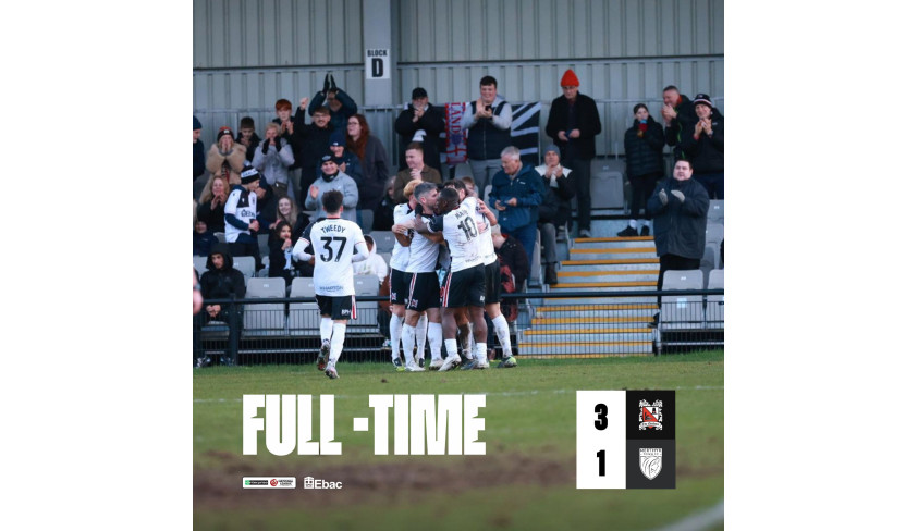 Post Methyr match reaction: Kallum, Max and Cedric