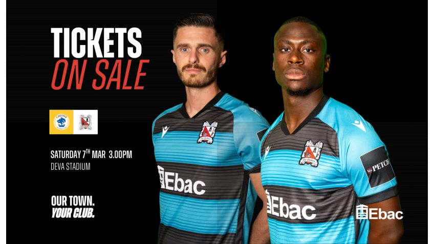 Chester v Darlington: Advance tickets only for Darlington fans